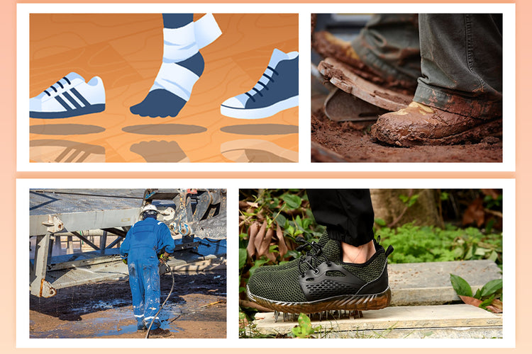 foot safety, safety shoes