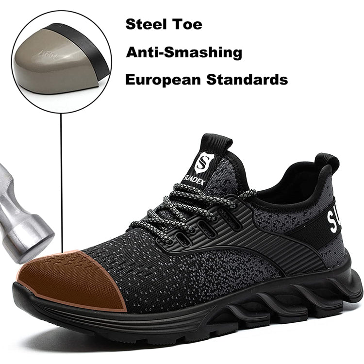 Load image into Gallery viewer, mens steel toe shoes
